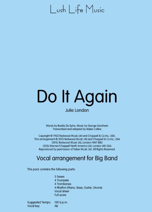 DO IT AGAIN  (Vocal)